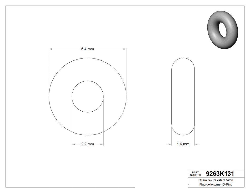 Technical drawing - 9263K131